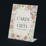 Pressed Wildflower Floral Bridal Shower Gift Pedestal Sign<br><div class="desc">Designed to complement & fill out our brdal shower suite, this Beautiful "bressed Wildflower Floral Frame" gift pedestal sign. In this design, you find a world where stress and overwhelm seem to be the expectations of everyday life, it’s nice to find something that gives us a much-needed reminder to slow...</div>