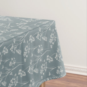pressed wildflower spring bloom tablecloth