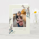 Pressed Wildflowers Folded Mother&#39;s Day Card at Zazzle