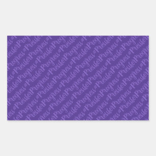 #PressforProgress HashTag International Womens Day Rectangular Sticker