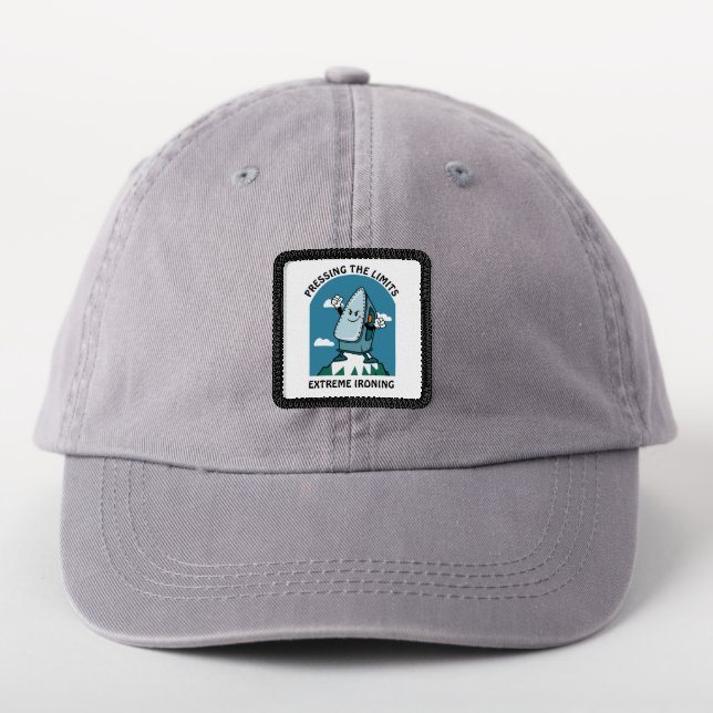 Pressing Limits Extreme Ironing Funny Iron Patch (On Headwear)