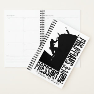 Pressing On Rock Climb Inspirational Planner