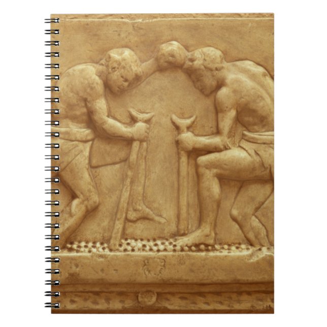 Pressing the Grapes (marble) Notebook (Front)