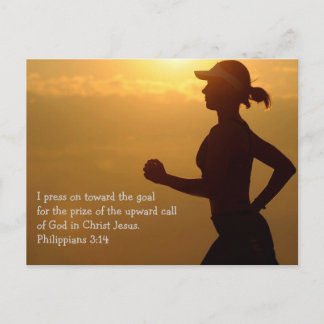 Pressing Toward the Goal Postcard