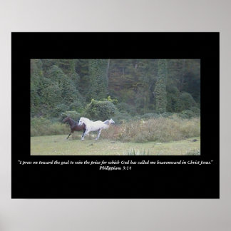 Pressing Toward the Goal Poster