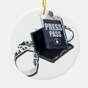 PressPassBriefcase.png Ceramic Ornament