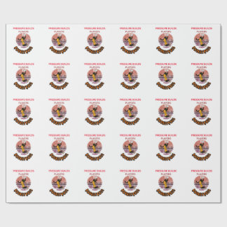 Pressure Builds Players Basketball Motivational De Wrapping Paper