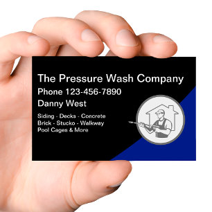 Pressure Cleaning Business Cards