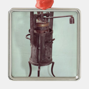 Pressure cooker invented by Denis Papin 1679 Metal Ornament
