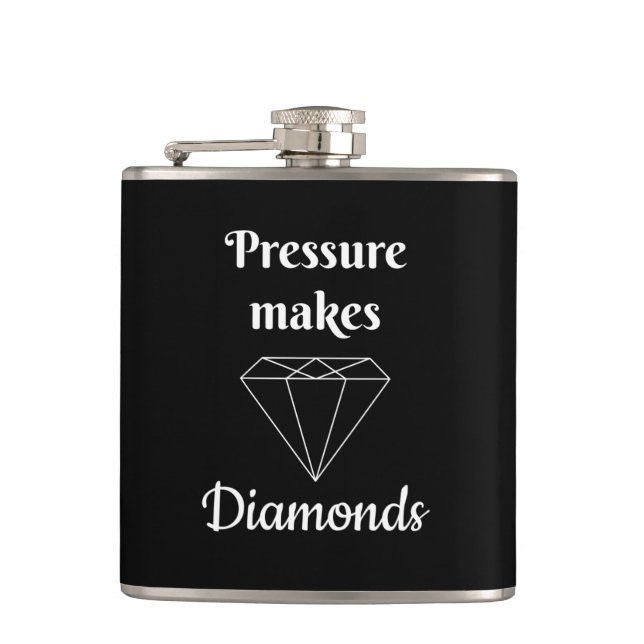 Pressure makes Diamonds Flask (Front)