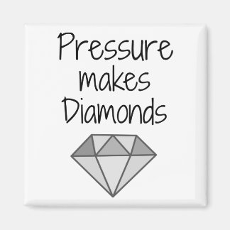 Pressure Makes Diamonds Magnet