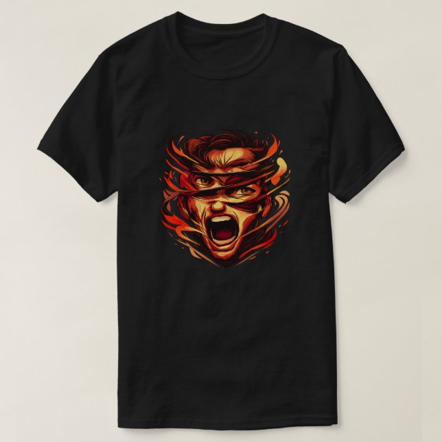 Pressure Mask Graphic T-Shirt | Bold Urban Express (Design Front)