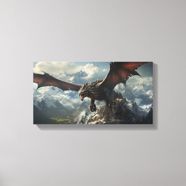 pressure on the knee canvas print (Front)