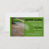 Pressure or Power Washing Business Card (Front/Back)