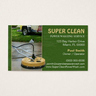 Pressure Washing Business Cards & Templates | Zazzle