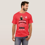 Pressure Power Washing & Cleaning Customizable T-Shirt<br><div class="desc">These are bt-shirts for pressure/power washing services with picture of pressure washer character. Simply add your own information to the design to customize these professional pressure/power cleaning & washing t-shirts.</div>