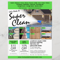 Pressure Power Washing Flyer EDDM Template