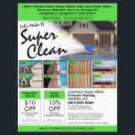 Pressure Power Washing  Flyer EDDM Template<br><div class="desc">Personalize and customize this eyecatching pressure washing (power washing) professional flyer template design to suit your business/company's needs. This pressure washing template displays images of before and after pressure washed surfaces. Add your logo for more effective branding. Customize the coupon offers on flyer to attract potential clients. Great for Every...</div>