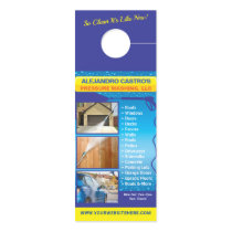 Pressure Power Washing Large Template Door Hanger Pressure Power Washing Large Template Door Hanger