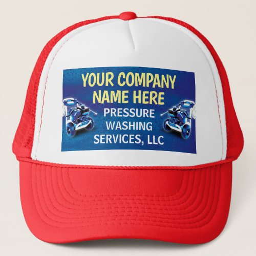 Pressure Power Washing Template Trucker Hat
