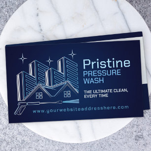 Pressure Wash services Business Card