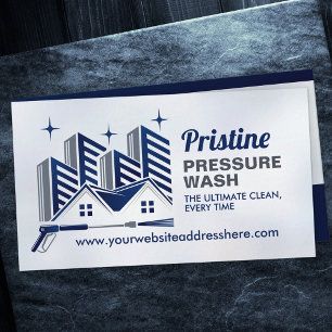 Pressure Wash services Business Card