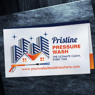 Pressure Wash services Business Card