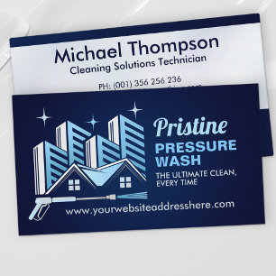 Pressure Wash services Business Card