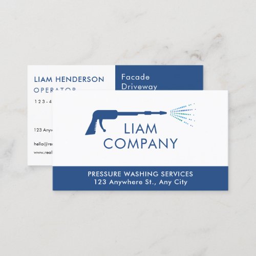 Pressure Washing Business Cards