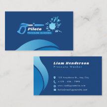 Pressure Washing Business Cards Cleaning Service