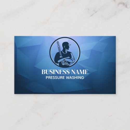 Pressure Washing Business Cards Template