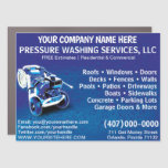 Pressure Washing &amp; Cleaning 18&quot;x24&quot; Template Truck Car Magnet at Zazzle