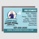 Pressure Washing &amp; Cleaning 18&quot;x24&quot; Template Truck Car Magnet at Zazzle