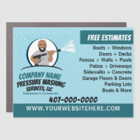 Pressure Washing & Cleaning 18"x24" Template Truck