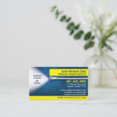 Pressure Washing & Cleaning Business Card Template (Standing Front)