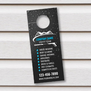 Pressure Washing Door Hanger, Power Washer Hanger