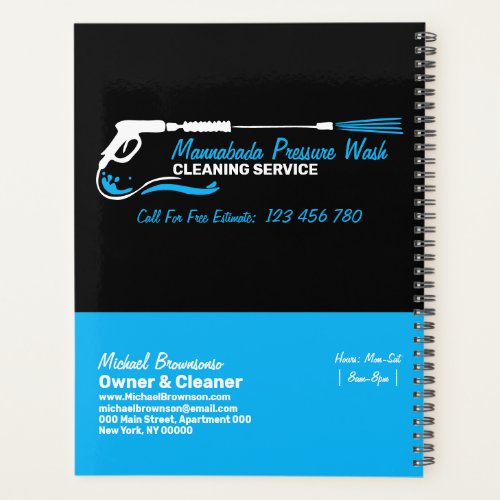 Pressure Washing Office Water Spray Gun Planner