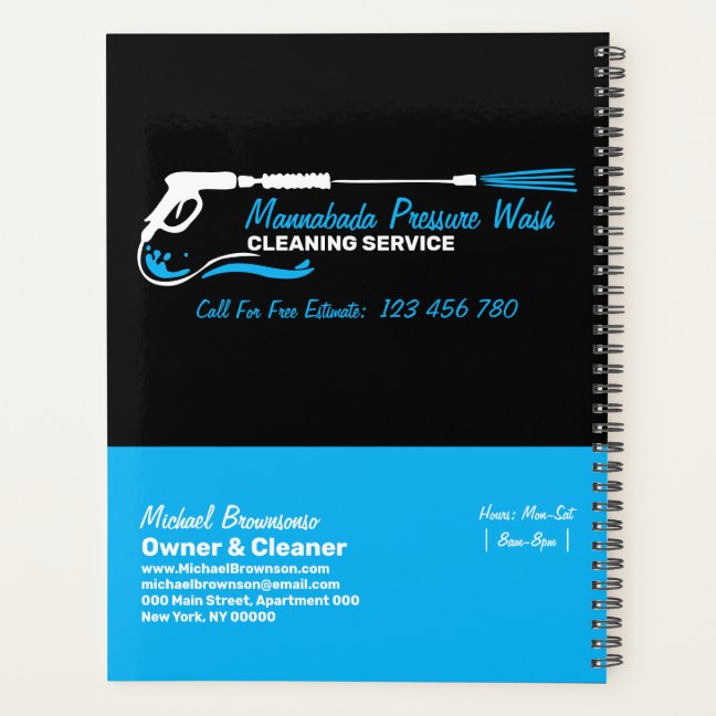 Pressure Washing Office Water Spray Gun Planner