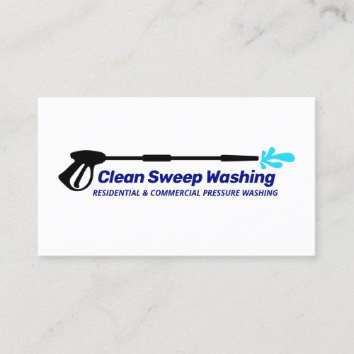 Pressure Washing Power Cleaning  Business Card