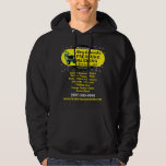 Pressure Washing Power Cleaning Business  T-Shirt Hoodie<br><div class="desc">Increase your visibility and neighborhood presence while boosting sales with tthis professional pressure washing / power cleaning t-shirt (front & back) design template to print and attract more possible clients. See matching business cards and other possible products for precision branding. Edit by adding and remove information for more accurate branding....</div>