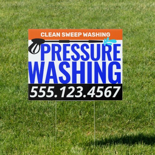 Pressure Washing Power Cleaning  Sign