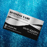 Pressure Washing Power Wash Cleaning Faux Metal Business Card