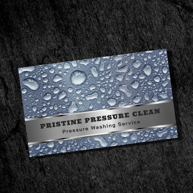 Pressure Washing Power Wash Service Business Card (Creator Uploaded)