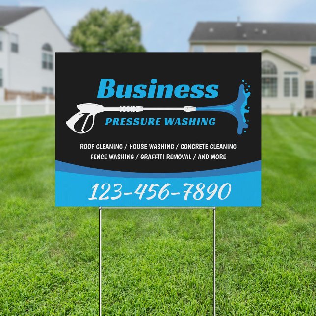 Pressure Washing Power Washer Super Cleaning Sign (Creator Uploaded)