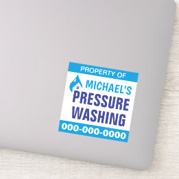 Pressure Washing Property Sticker
