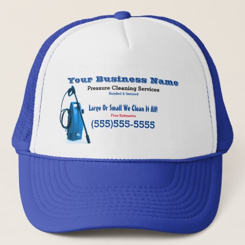Pressure Washing Services Contractor Hat