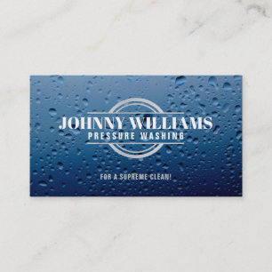 Pressure Washing Slogans Business Cards
