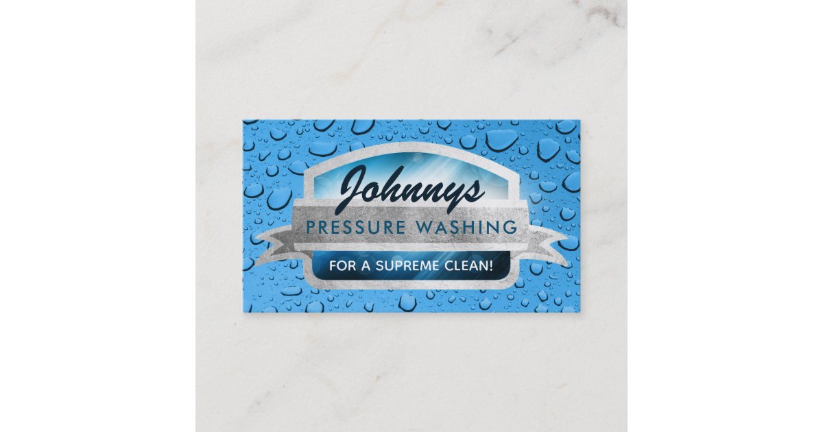 Pressure Washing Slogans Business Cards Zazzle