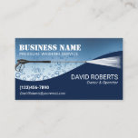 Pressure Washing Water Drops Power Wash Cleaning Business Card<br><div class="desc">Pressure Washing Water Drops Power Wash Cleaning Business Cards.</div>