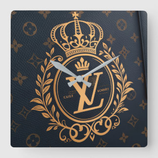 Prestige Ballpoint Pen – Royal Monogram "N" in Gol Square Wall Clock